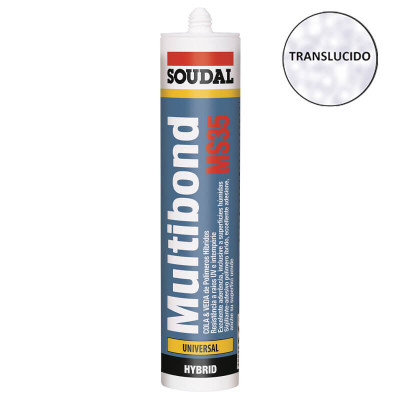 Cartucho Soudal Multibond MS35 transparente