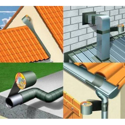 rollo 10 Metros BUTYBAND ALUMINIO 15 cm ancho alum 2