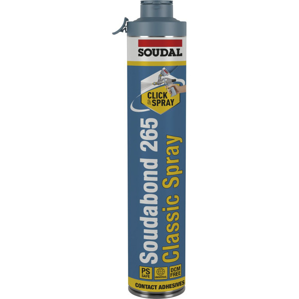 BOTE 750ml SOUDABOND 265 CLASSIC SPRAY C&FAdhesivo de contacto pulverizable SOUDAL