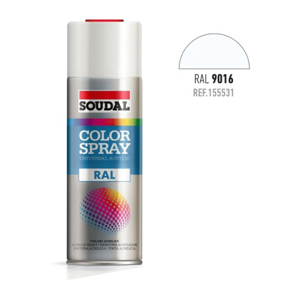 BOTE SPRAY 400ML COLOR RAL 9016