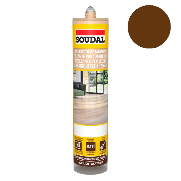 Cartucho 300 Ml SELLADOR MADERA NOGAL