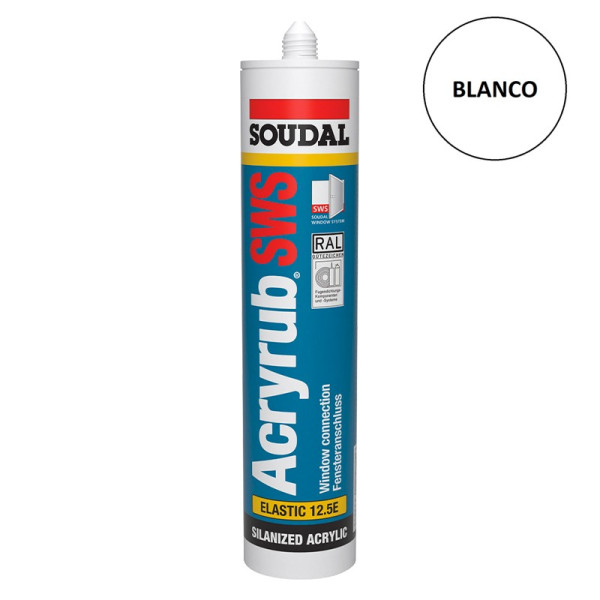 Cartucho 300 ml Acryrub SWS Blanco
