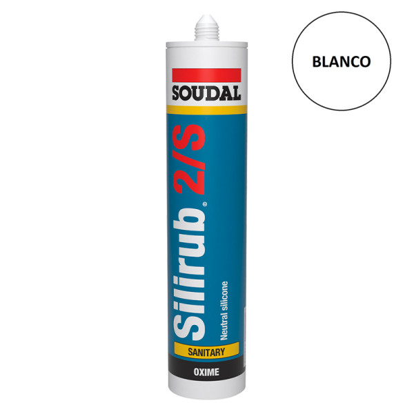 Cartucho 300 ml. SILIRUB 2S Blanco