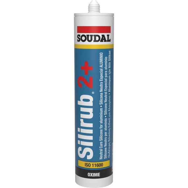 Cartucho 300 ml. SILIRUB 2+  Blanco