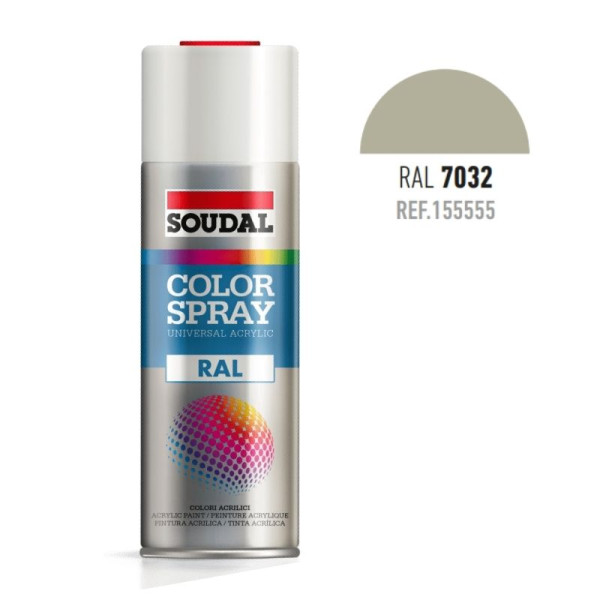 BOTE SPRAY 400ML COLOR RAL 7032