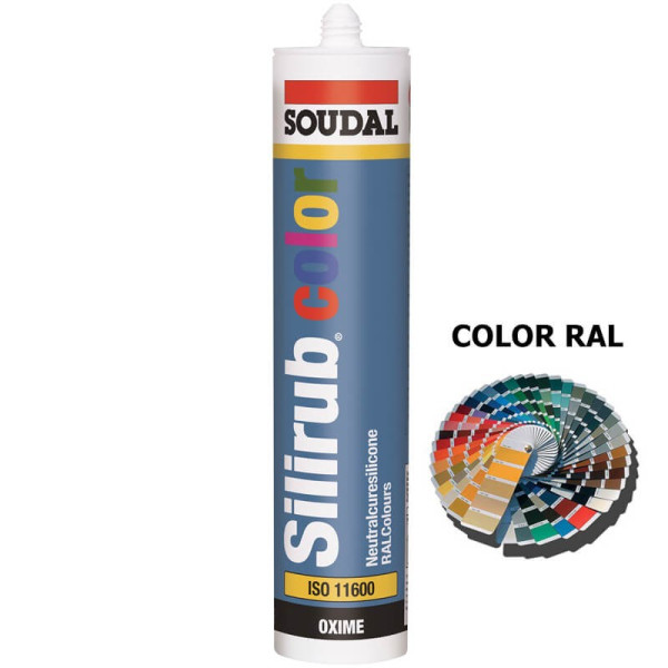 CARTUCHO 310ML SILIRUB COLOR GRIS RAL 7012