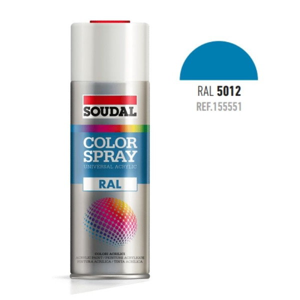 BOTE SPRAY 400ML COLOR RAL 5012