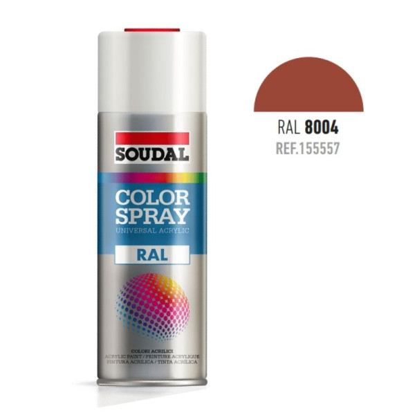 BOTE SPRAY 400ML COLOR RAL 8004