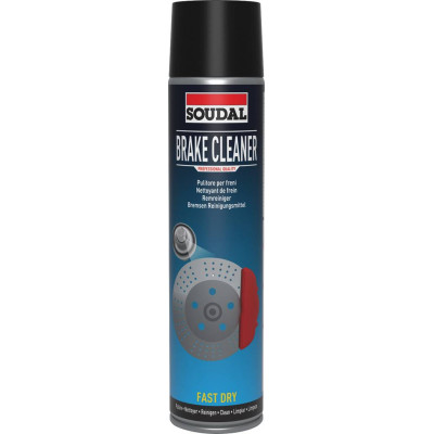 Soudal Brake Cleaner 600 ml limpiador de frenos transparente