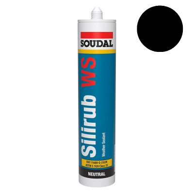 Cartucho 310 ml. SILIRUB WS Negro