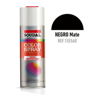 BOTE SPRAY ALTAS TEMPERATURAS 400ML COLOR HT NEGRO MATE