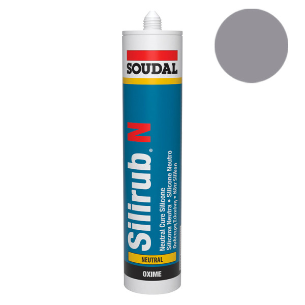 Cartucho 300 ml. SILIRUB N Gris