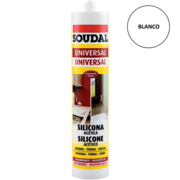 Cartucho 290 ml. SILICONE U blanco