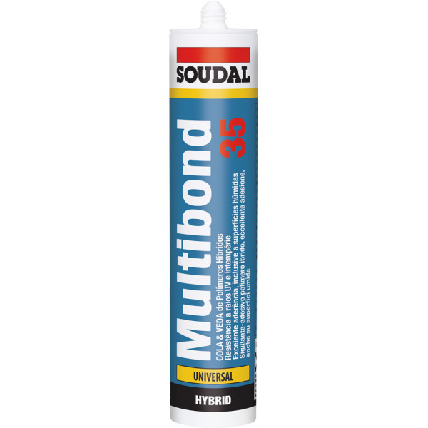 Soudal Multibond MS35 Crystal transparente 290 ml polímero híbrido