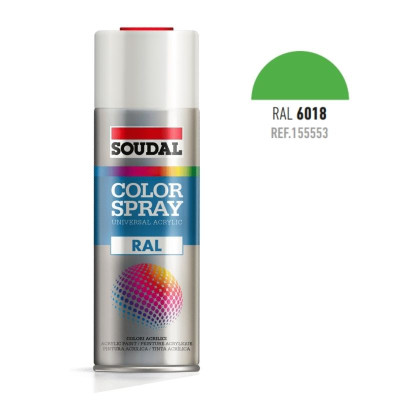 BOTE SPRAY 400ML COLOR RAL 6018