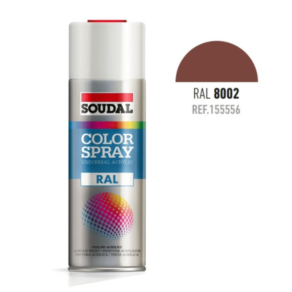 BOTE SPRAY 400ML COLOR RAL 8002