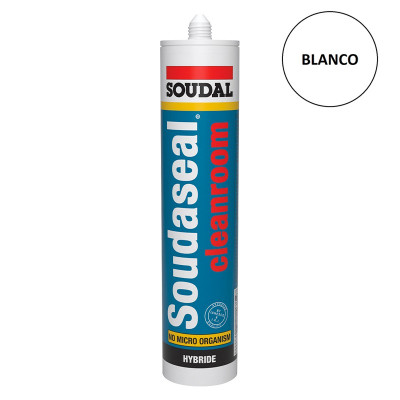 Cartucho 290 ml. SOUDASEAL CLEANROOM BLANCO